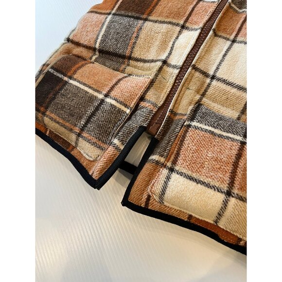 Rework Wool Plaid Puffer Vest - Picture 7 of 9